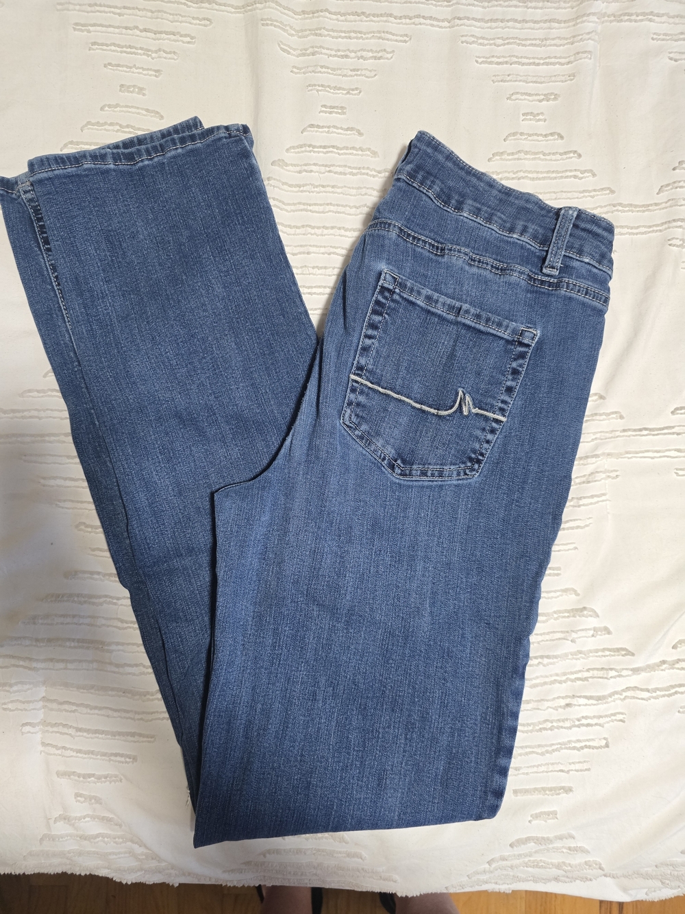 M Jeans by Maurices Classic Fit Mid Rise Jeans Women's Size 12 Long Blue Denim